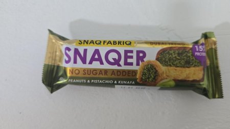 لوح البروتين Snaq Fabriq بنكهة الفستق والكنافة